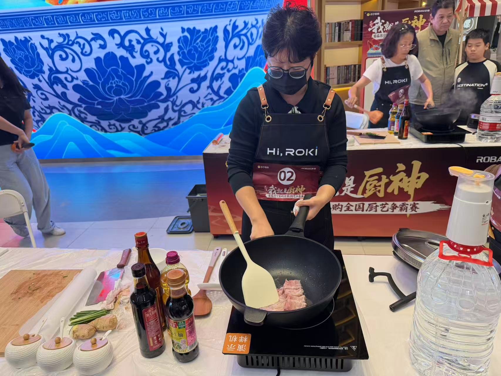 现场比拼环节。受访对象供图