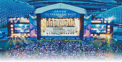 在上海辰山植物园举办的辰山草地广播音乐节。  姜辉辉摄