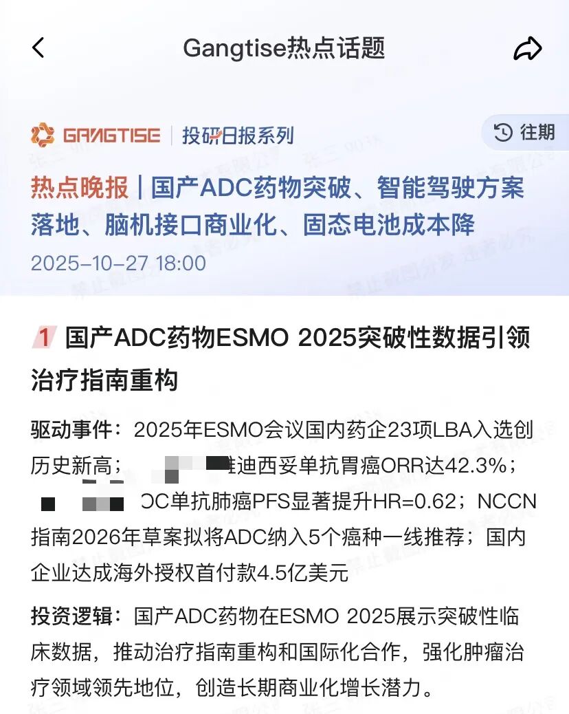 【热点话题】一份全天候为您准备的投研三餐！