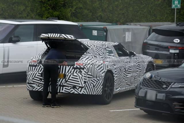 捷豹纯电GT谍照更新