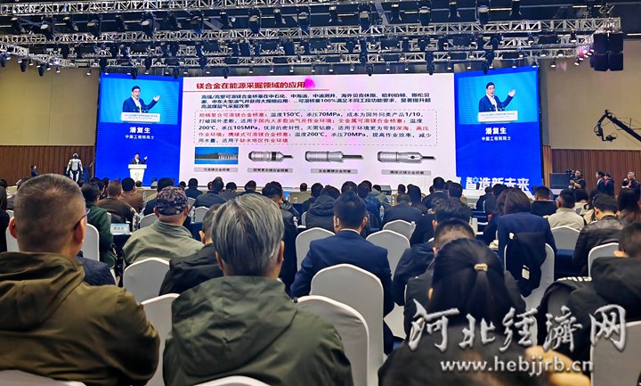 2025京津冀产业链供应链对接活动现场，专家主题演讲。河北经济日报记者 袁立朋 摄