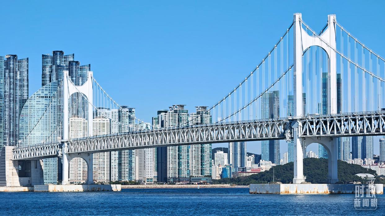 △韩国釜山。（总台央视记者鄂介甫拍摄）