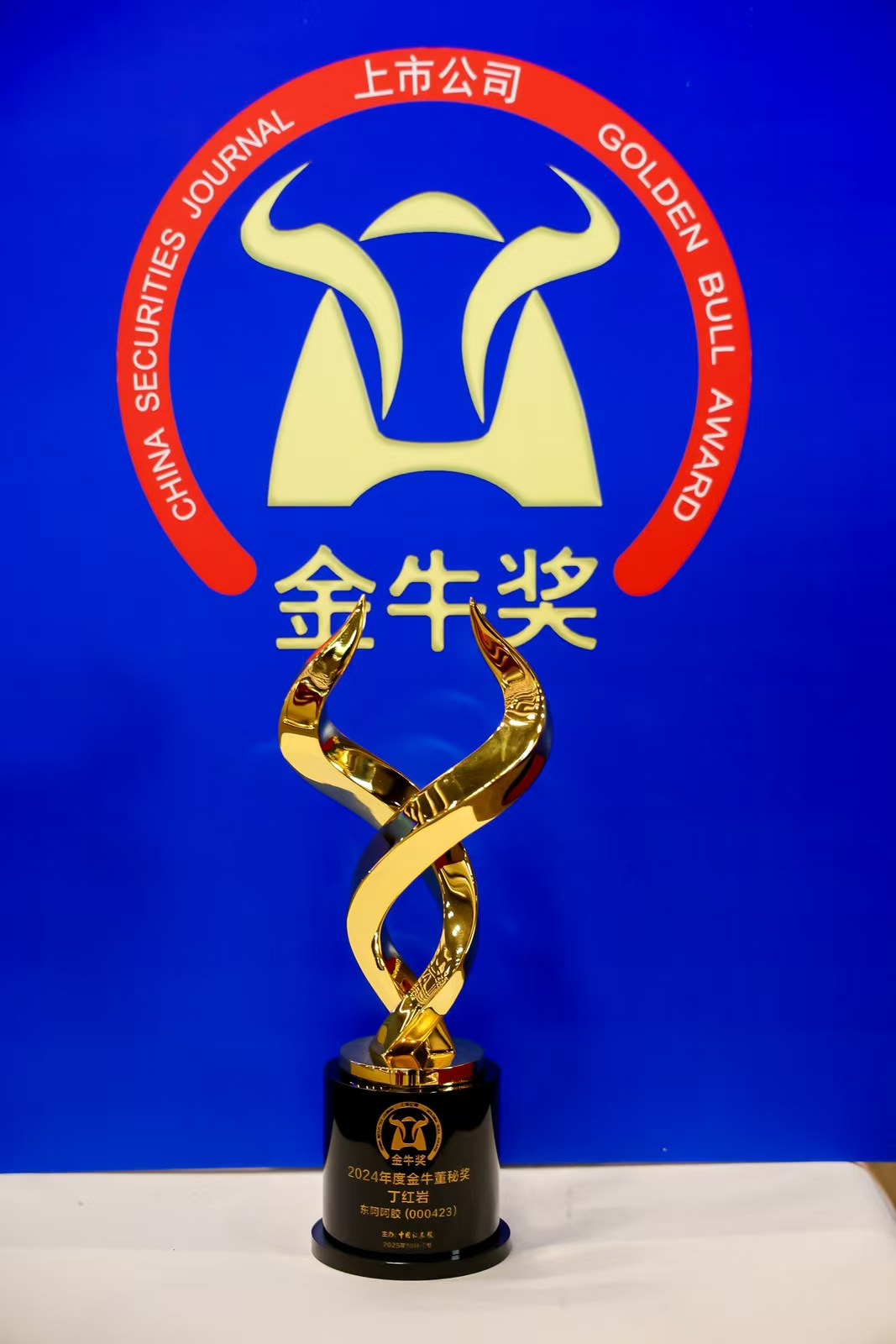 获奖奖杯 公司供图