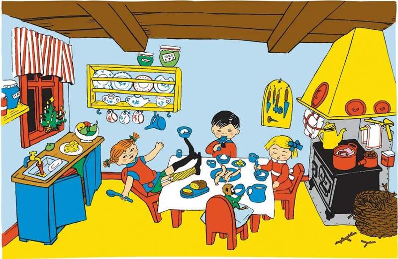 本文图片均为《长袜子皮皮·典藏版》内文图。图源：中国少年儿童新闻出版总社