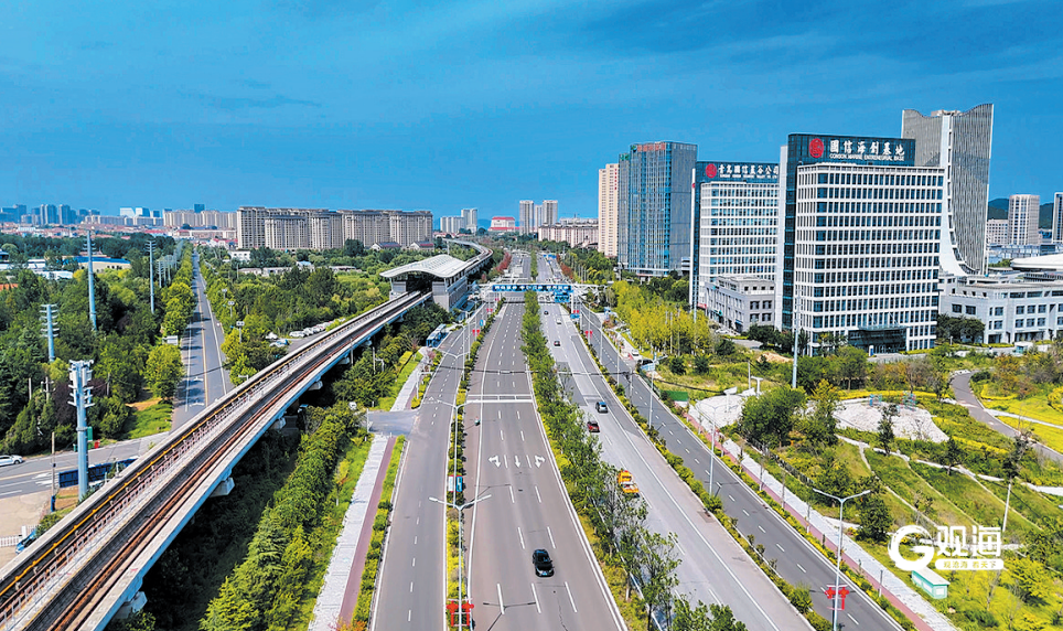 青岛蓝谷集聚众多科创企业。