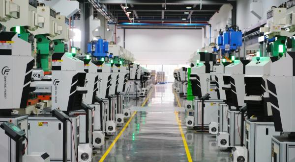 比依股份生产线。