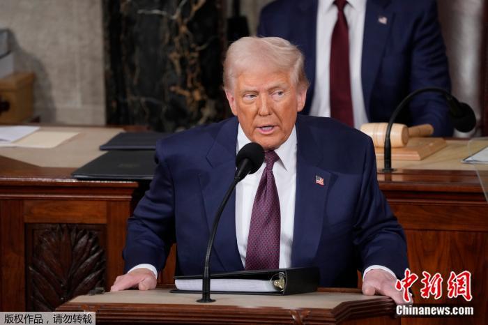 資料圖:特朗普。