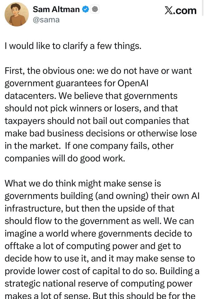 一句话炸掉5000亿美元市值！OpenAI紧急“救火”，AI泡沫临近？