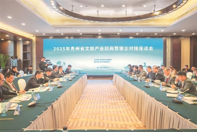 2025年贵州省文旅产业招商暨银企对接座谈会。 杨学安 摄