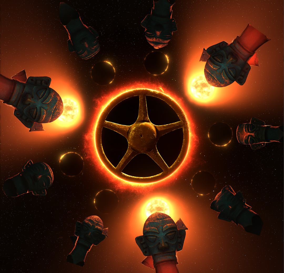 「天地迴響——三星堆全景音畫數字藝術劇場」運行 圖據三星堆博物館