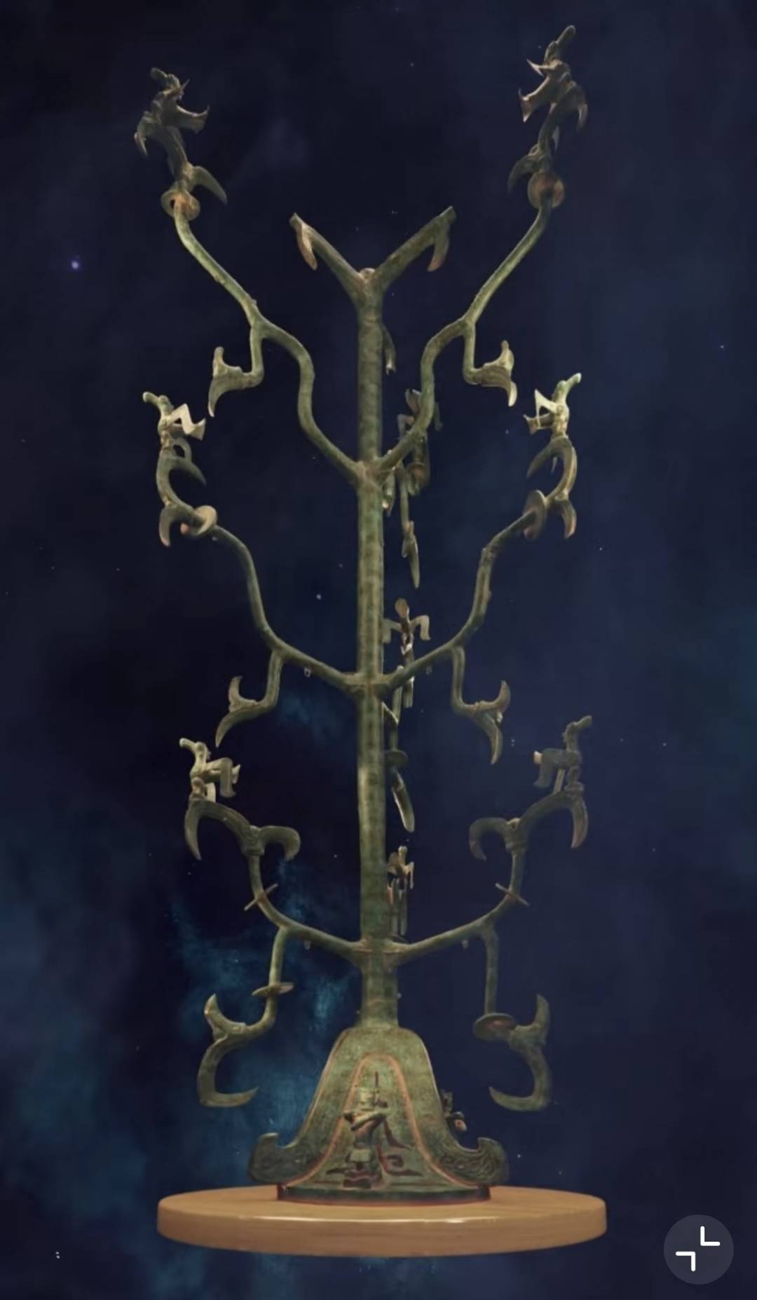 數字化複原成果的2號青銅神 圖據三星堆博物館