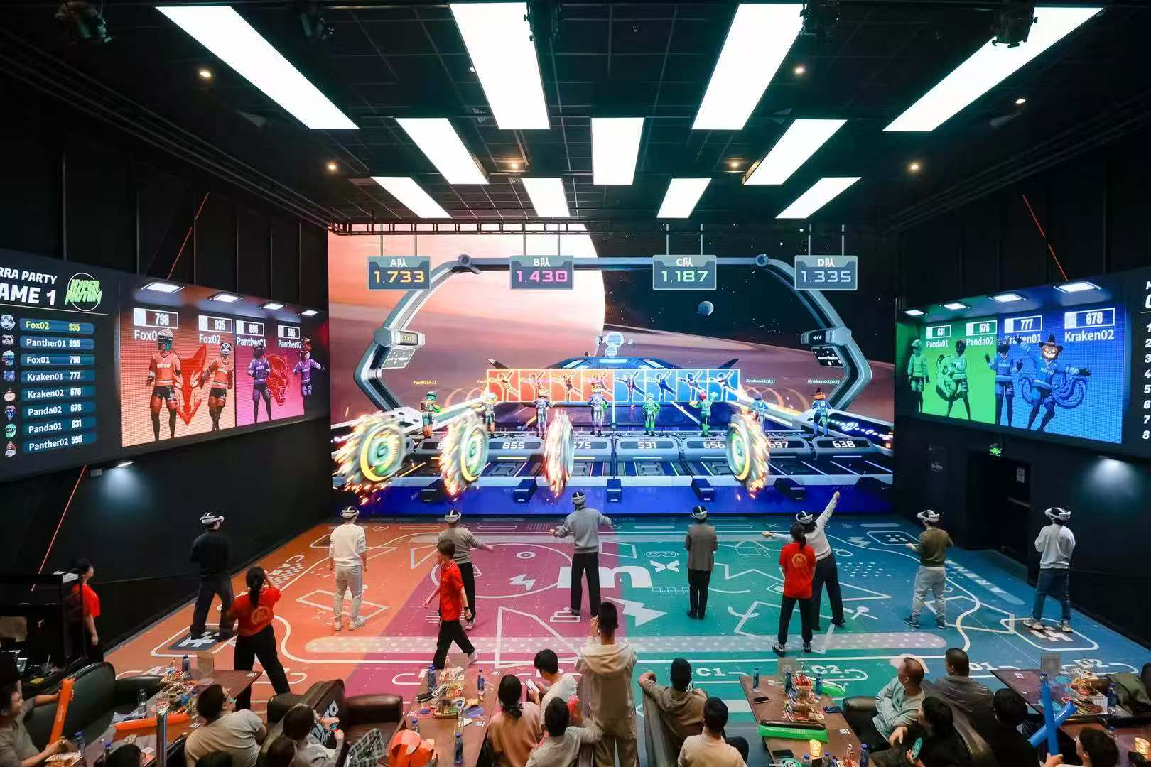 “Mirra 奇镜派对”VR大屏互动游戏