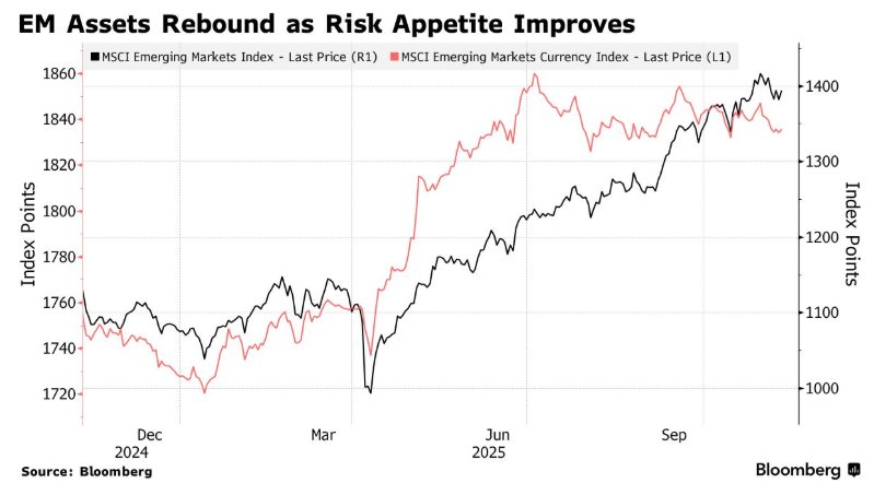 美国政府停摆有望落幕 风险偏好回暖 新兴市场股汇两市反弹