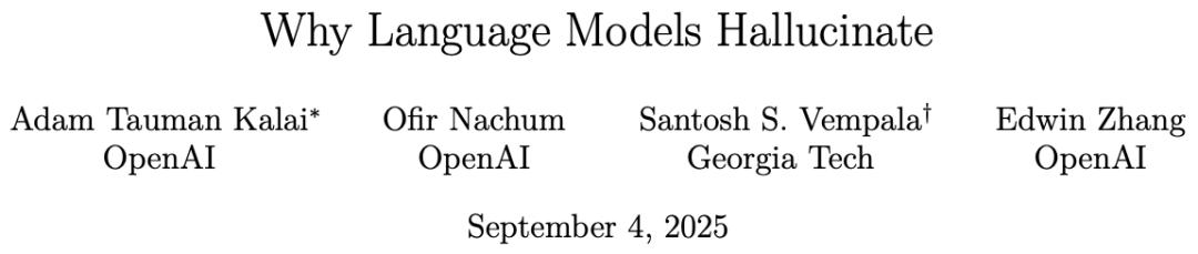 論文：https://arxiv.org/abs/2509.04664《大模型為何會產生幻覺》