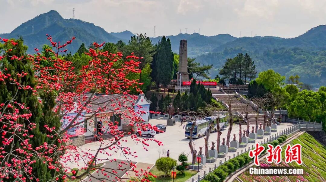 圖為三河壩戰役紀念園。楊開城 攝