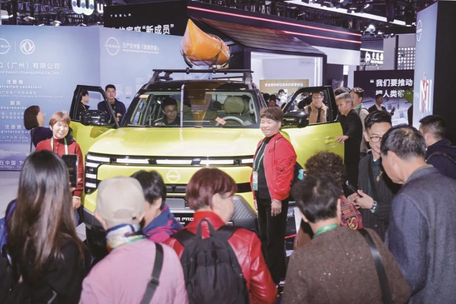 郑州日产锋坦进博会受关注