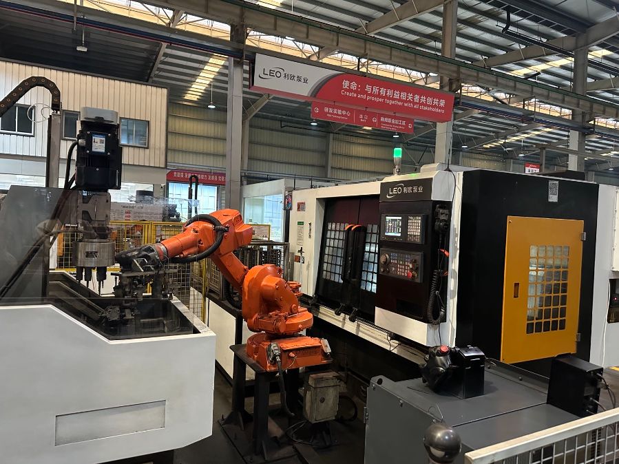 （利欧泵业温岭基地5G工厂，拍摄/柳宁馨）