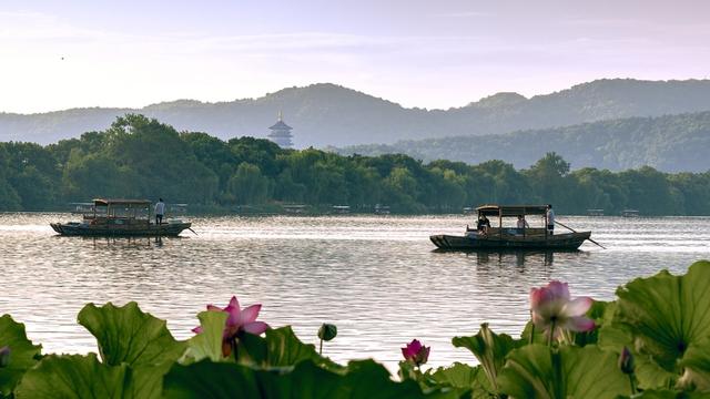 杭州西湖景色。（图片来自视觉中国）