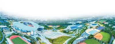 廣東奧林匹克體育中心外景。陳誌強攝（人民圖片）