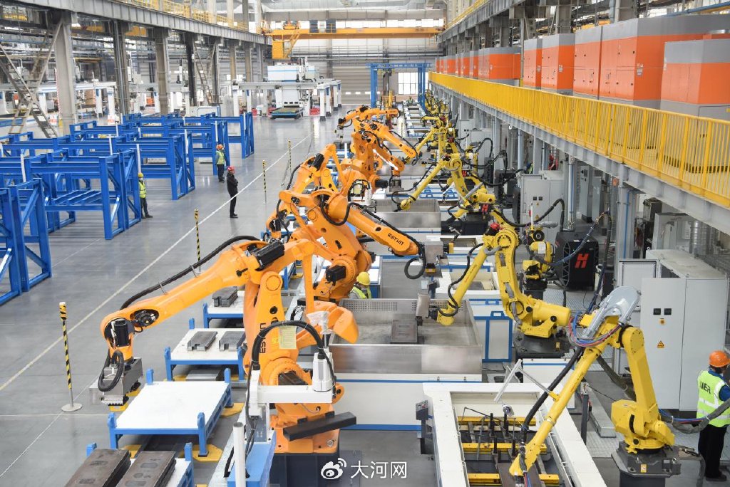 中创智领灯塔工厂。（大河网资料图）