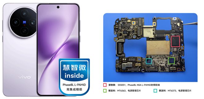 图：vivo X200s旗舰手机及拆机