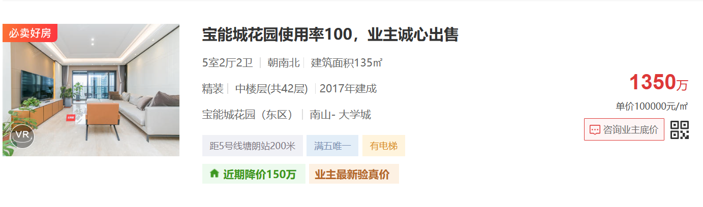 中信信托三度“折戟”深圳楼市:宝能城160套房无底价“裸拍”