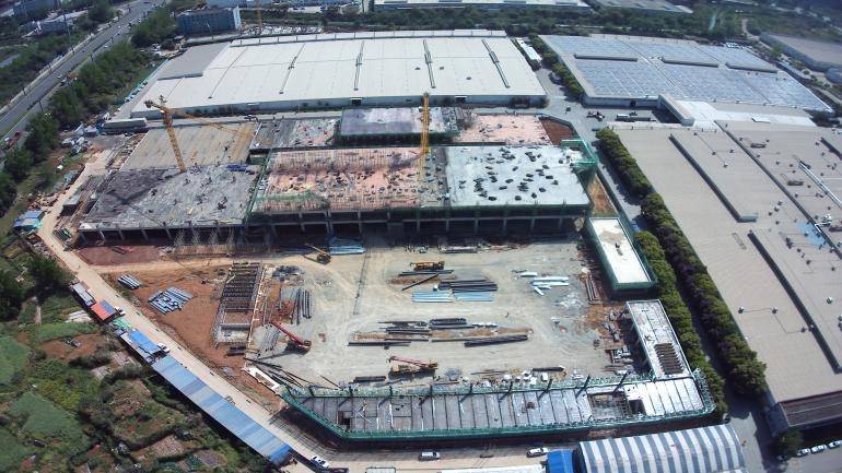 建设中的海信家电产业园