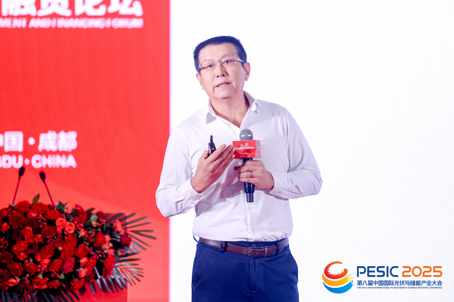 中国管理科学学会可持续发展管理专委会副主任吕建中 图片来源：主办方提供