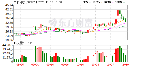泰和科技:公司可应用到储能电池领域的材料有磷酸焦磷酸铁钠、硬碳负极材料