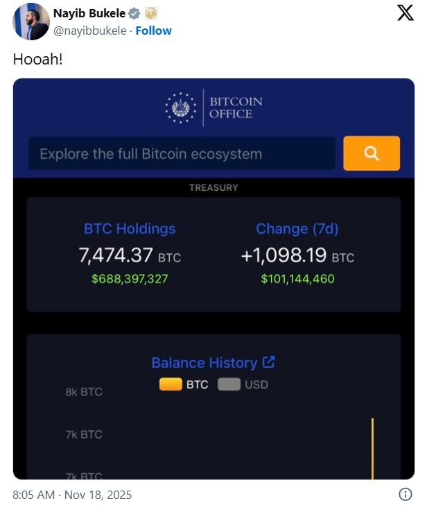 薩爾瓦多政府砸下逾1億美元大舉抄底! 比特幣「超級大反攻」號角已吹響?