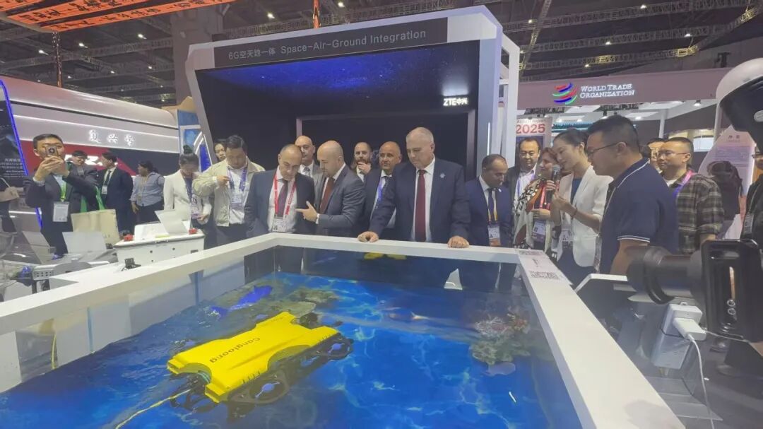 11月5日，第八届中国国际进口博览会在上海举办，沧龙科技展品在中国馆展区展出。沧龙科技 供图