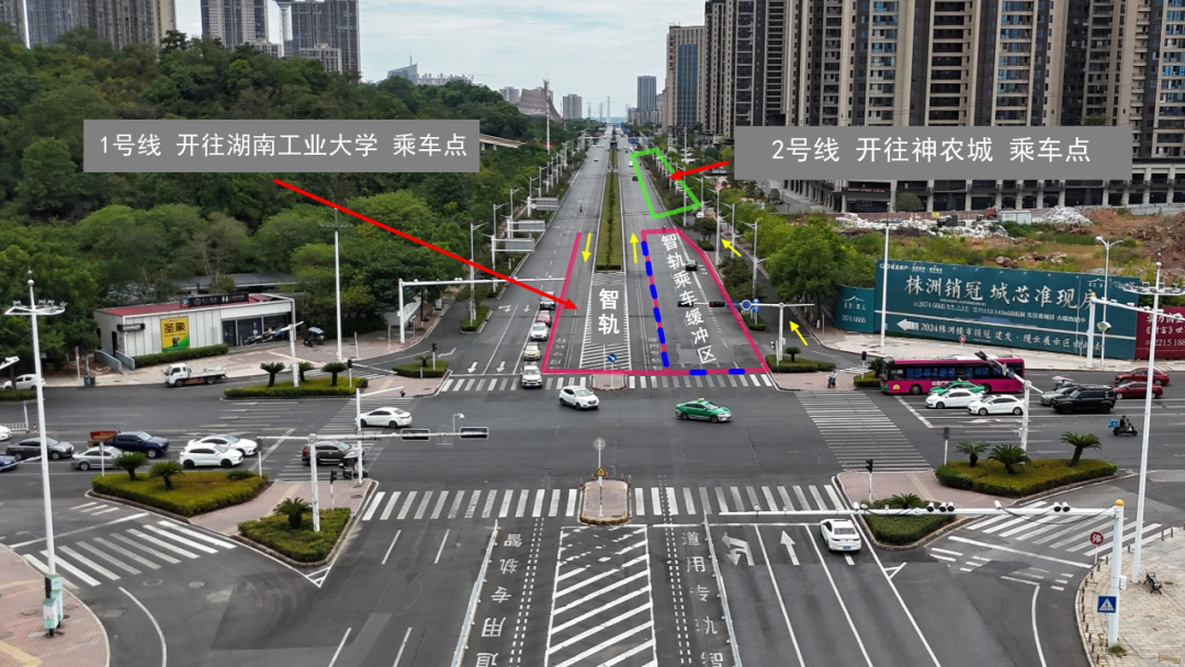 3号线 乘车点示意图