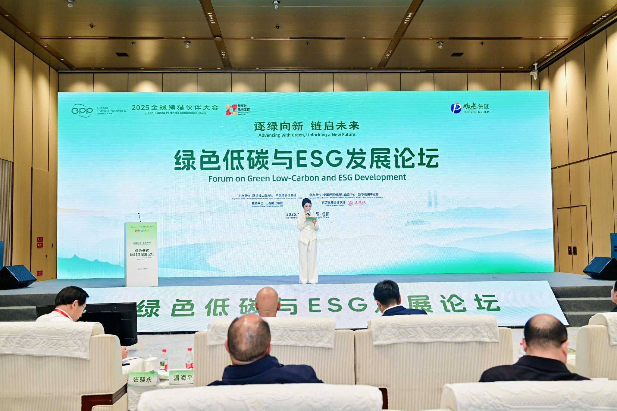 (绿色低碳与ESG发展论坛现场)
