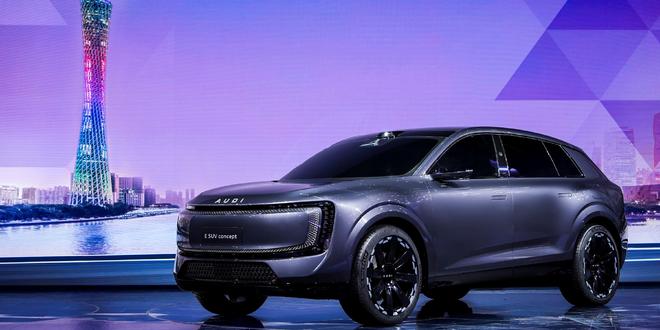 上汽奥迪AUDI品牌首款SUV概念车全球首秀，量产版明年上市