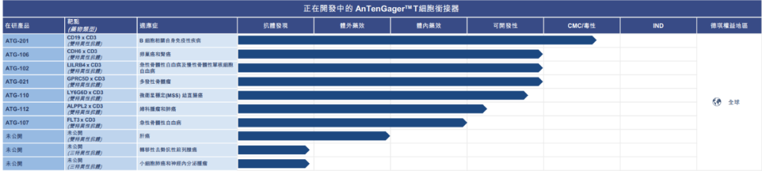 图：德琪医药CE研发管线，来源：公司财报