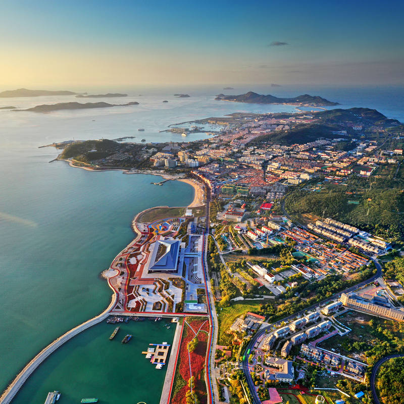 “海上仙山 生态长岛”一步一景，尽是山海风光。受访者供图