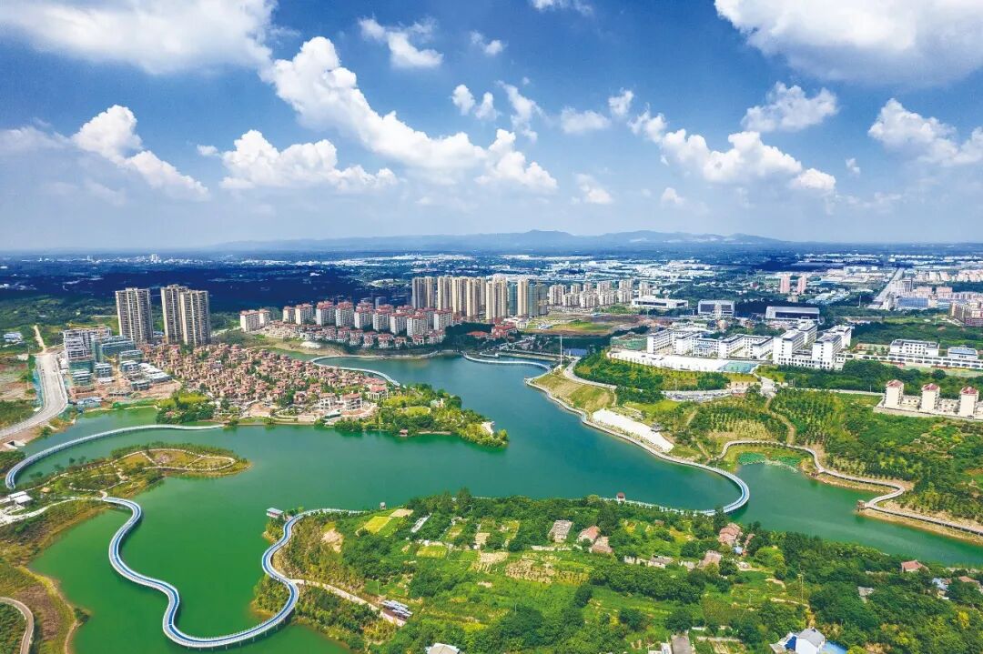 龙凤山公园。图片由东宝区融媒体中心提供