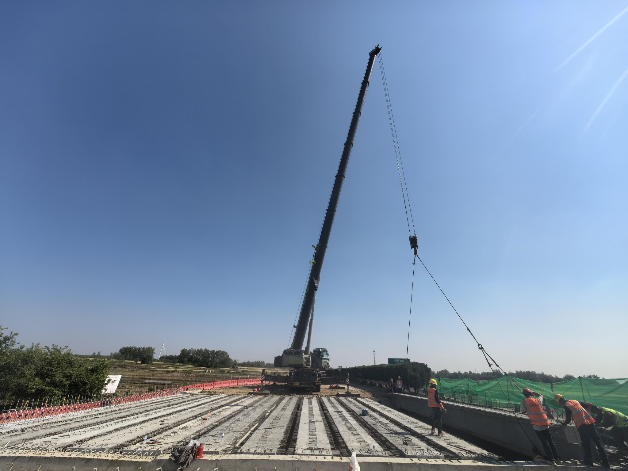 京台高速施工现场