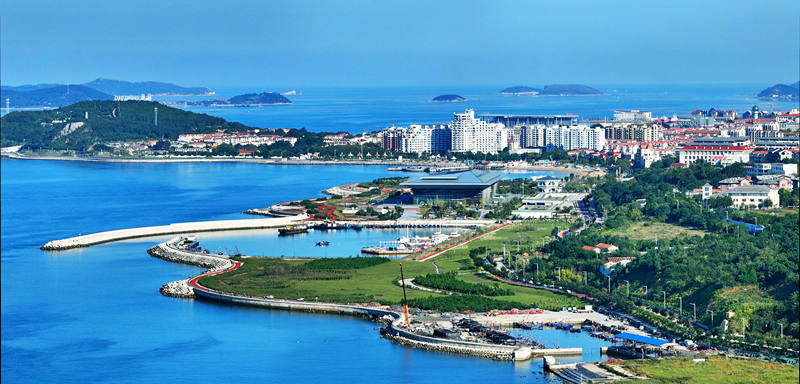 以“国际零碳岛”为目标的长岛，蓝和绿已成为这里的主色调。受访者供图