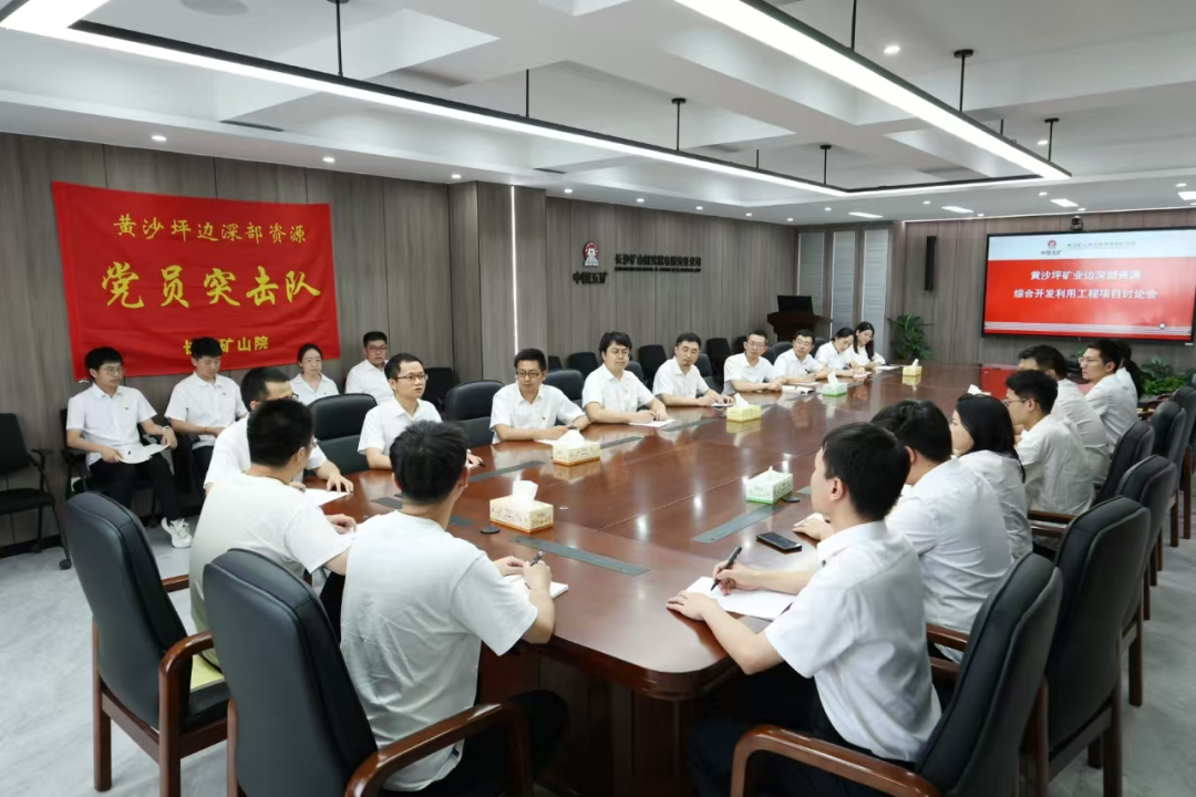 服务中国五矿各大矿山组建的党员突击队