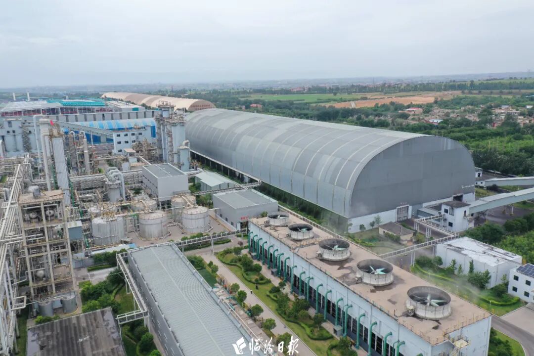 立恒焦化厂区一角。本报记者 刘超 摄