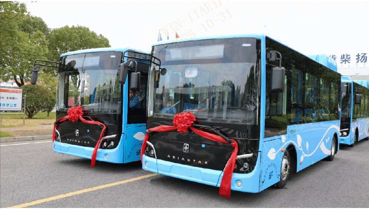 扬州亚星客车股份有限公司交付新一代纯电公交客车