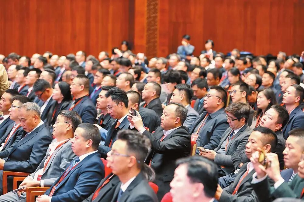 2025年2月24日,全省优化营商环境加快开放招商大会召开。雷桐苏 陈飞 摄
