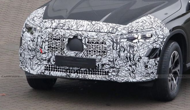 2027款奔驰燃油版GLC SUV改款曝光，换装巨型格栅