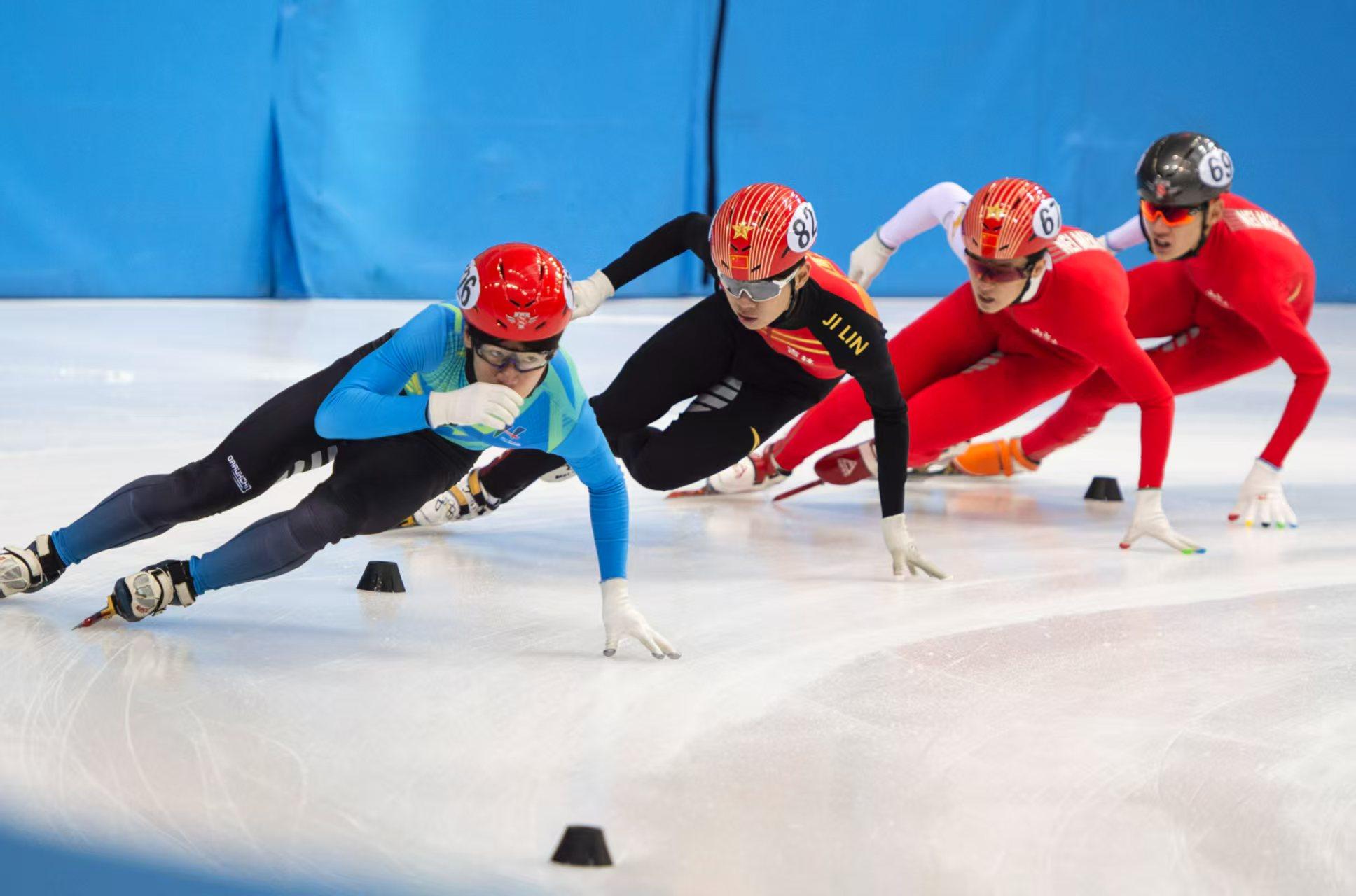 七台河举办短道速滑赛事