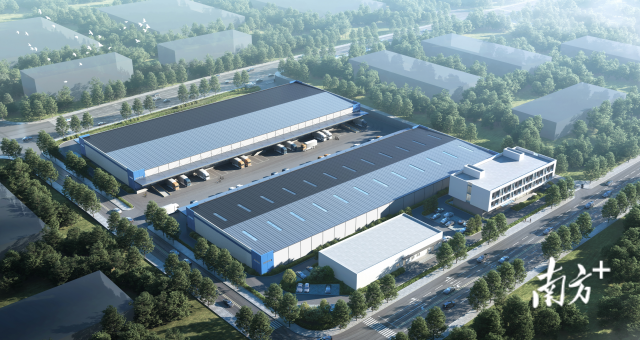 海南儋州供深港特色农产品基地及冷链集配中心效果图。受访者供图