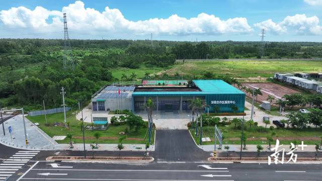 俯瞰深儋合作区服务中心。受访者供图