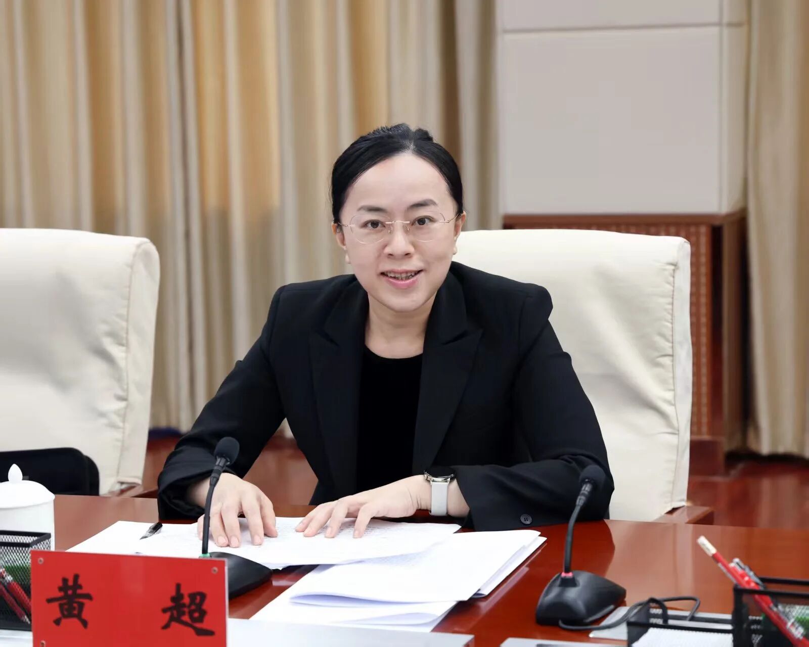 全国人大代表韦洪波、方能烈、秦庆芳、黄超、黄花春充分肯定法院工作,并提出意见建议。孙若丰 摄