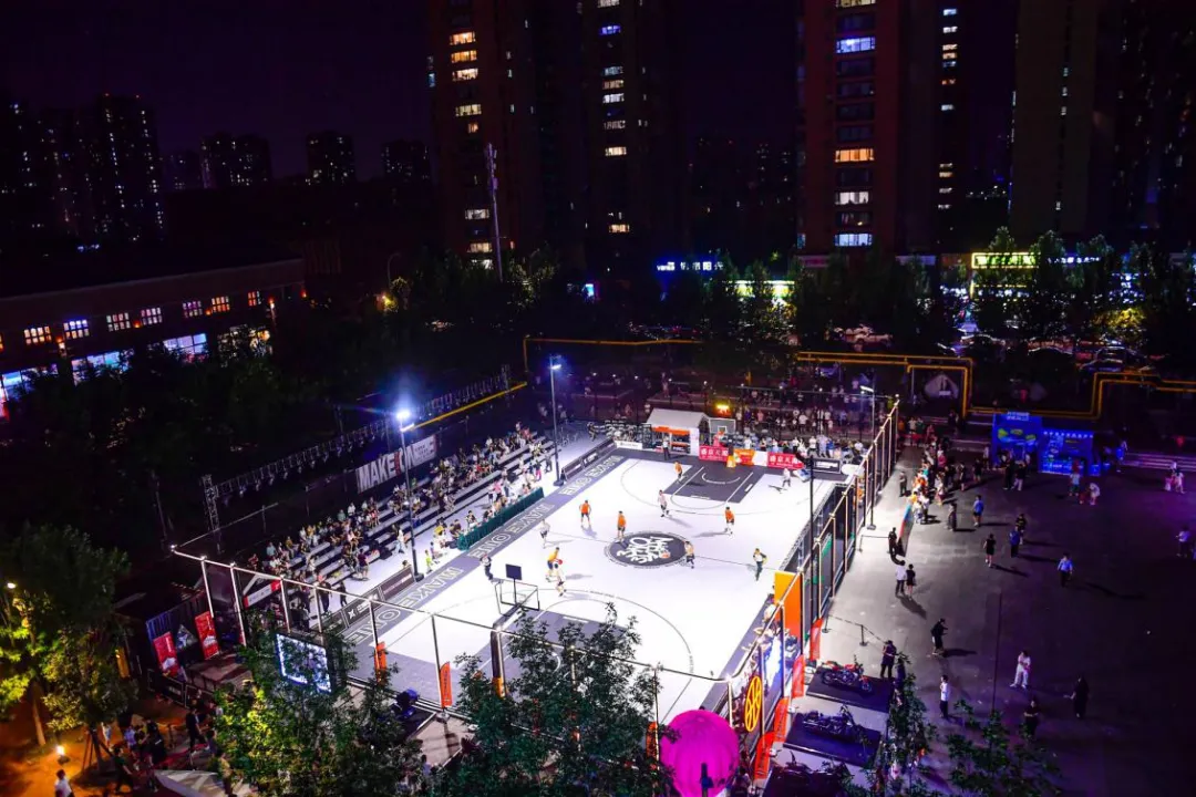 坐落在红梅文创园里的“街BA”室外球场