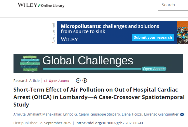 Global Challenges|空气污染正在“偷袭”你的心脏?科学家发现猝死风险与雾霾天的隐秘关联!